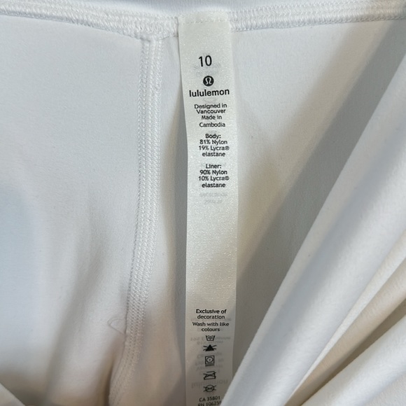 Lululemon align white nwot legging. Dense but lightweight! 10 - Picture 4 of 5